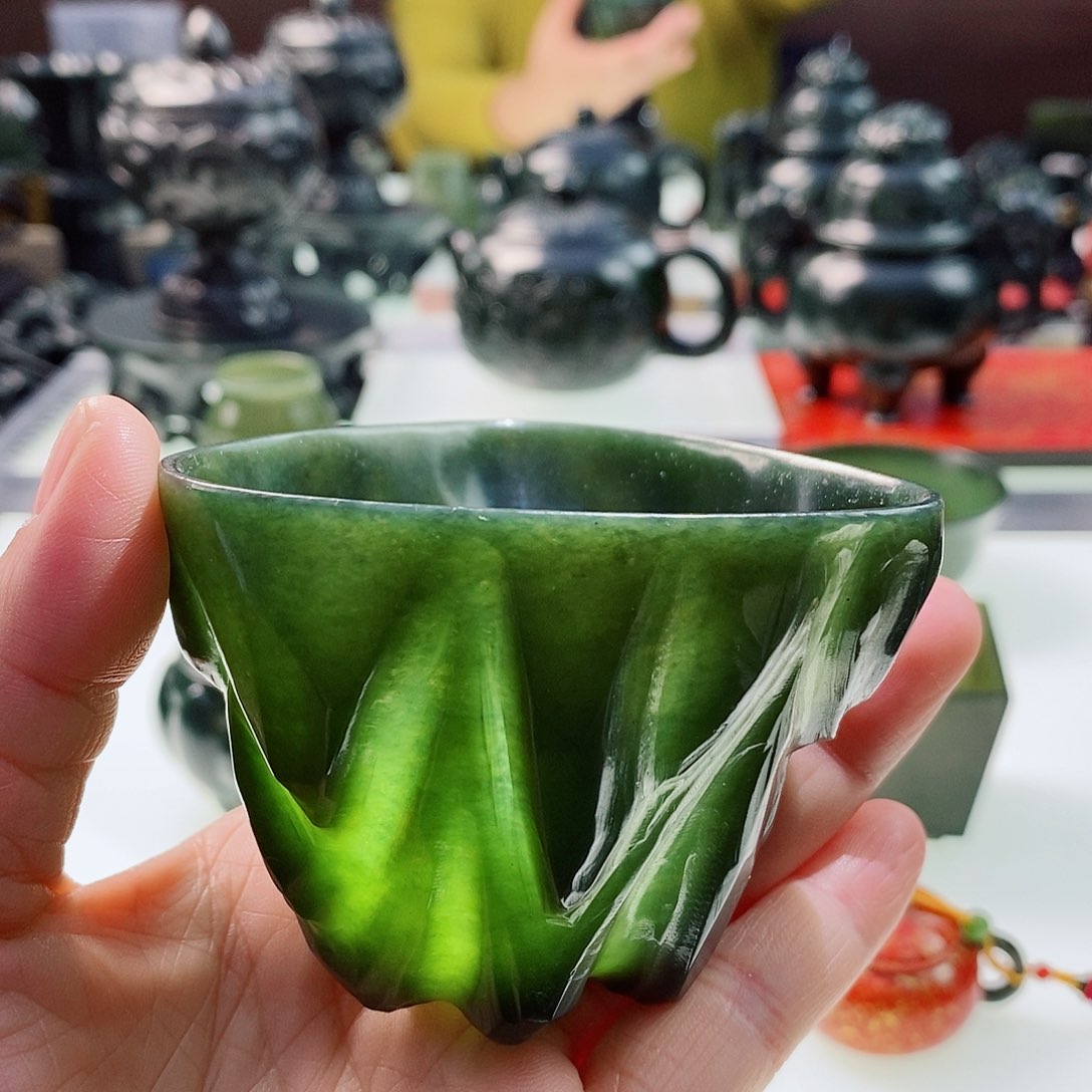 和田玉（青玉）摆件未镶嵌