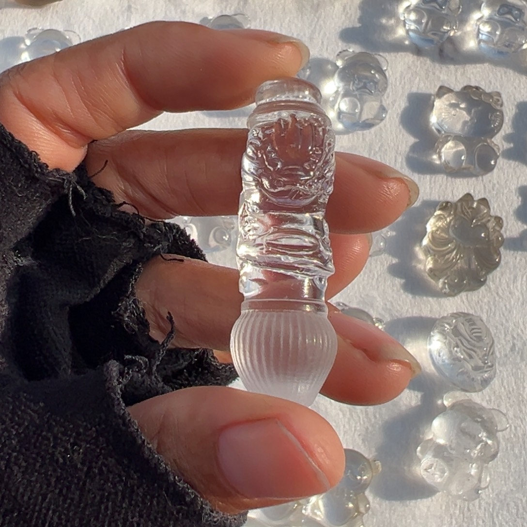 水晶未镶嵌颈饰九尾狐