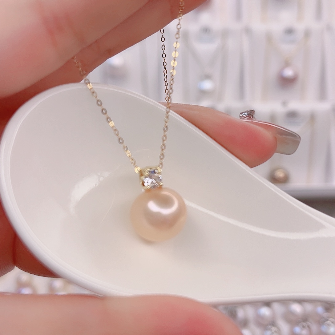 未镶嵌淡水珍珠吊坠(赠链)