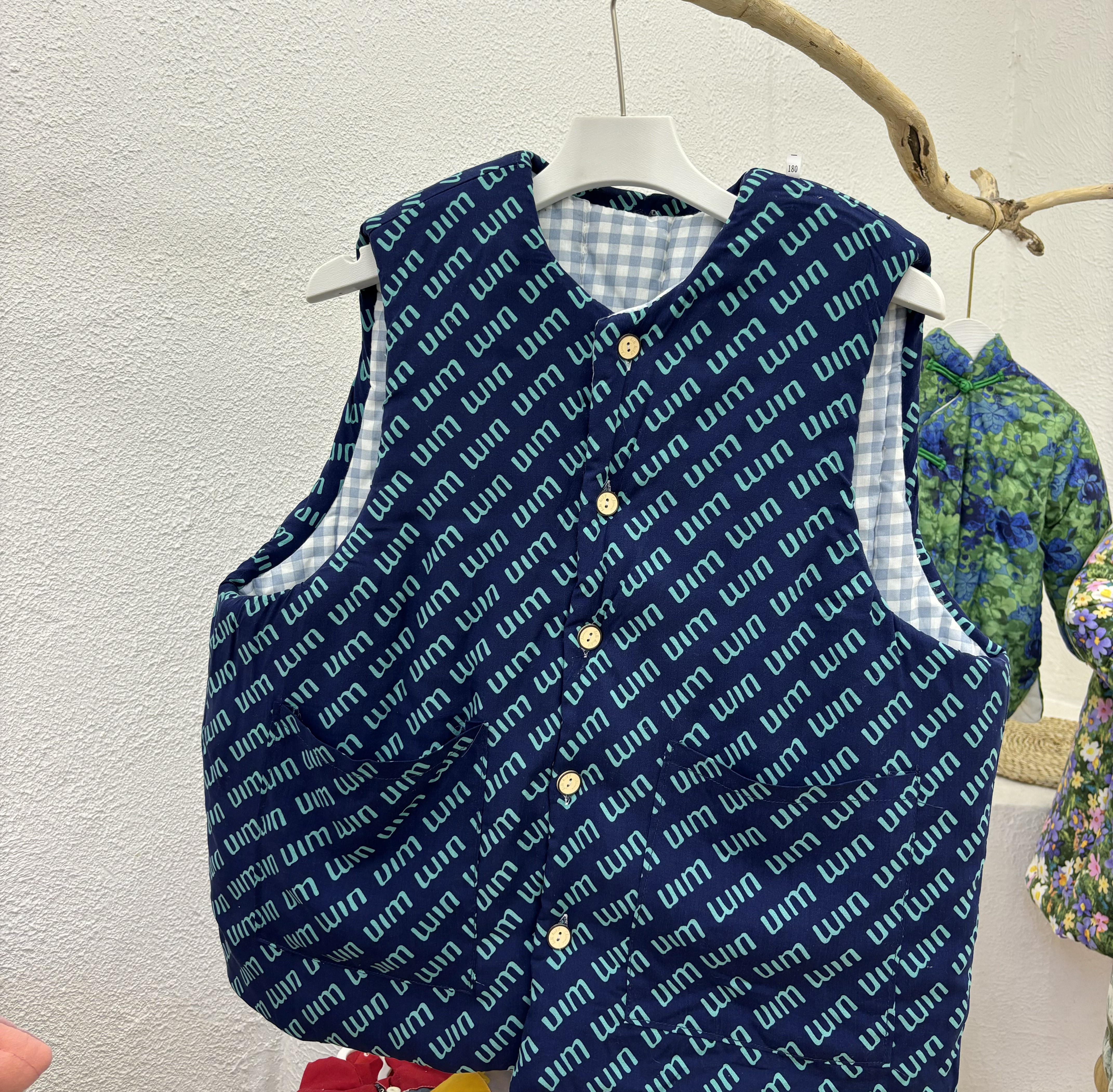 男士对襟款棉花马甲