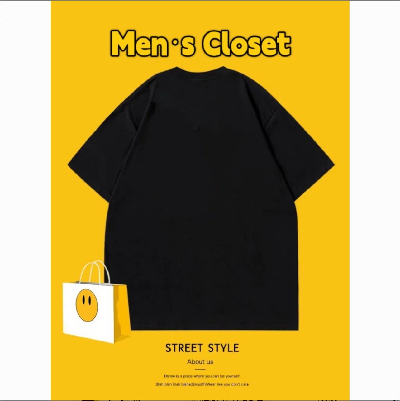【13号链接】Men·s Closet反光条马6半袖男短袖-1008#【福利款】