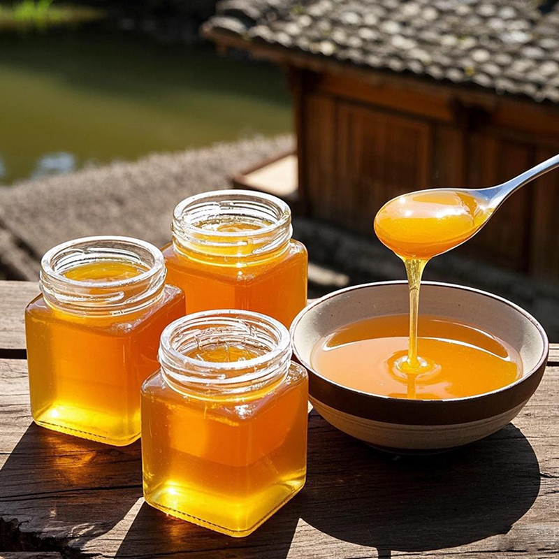 蜂蜜贵州土蜂蜜纯正大山农家自养天然成熟五倍子野生蜂巢液态蜂蜜