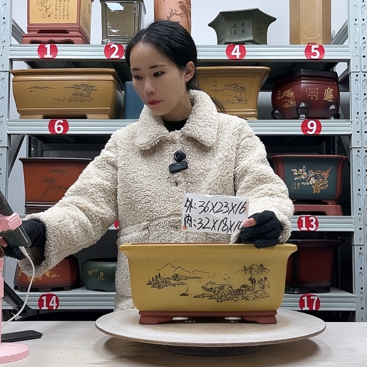 花盆紫砂紫砂花盆