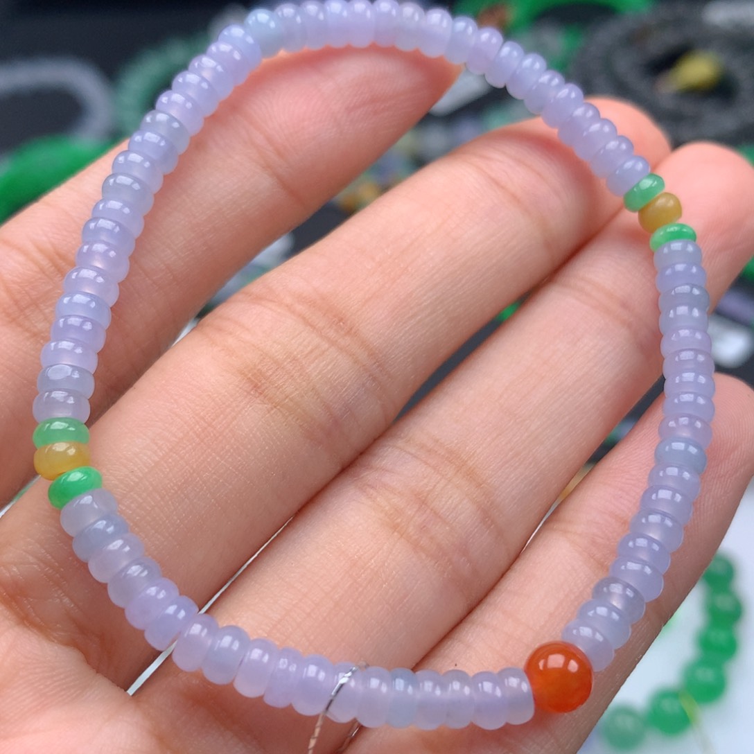 翡翠手链未镶嵌卡