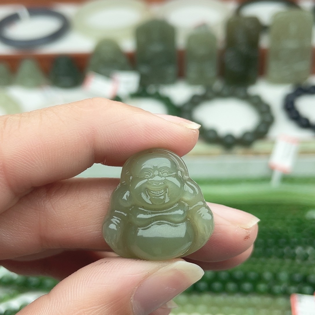 和田玉耳饰未镶嵌