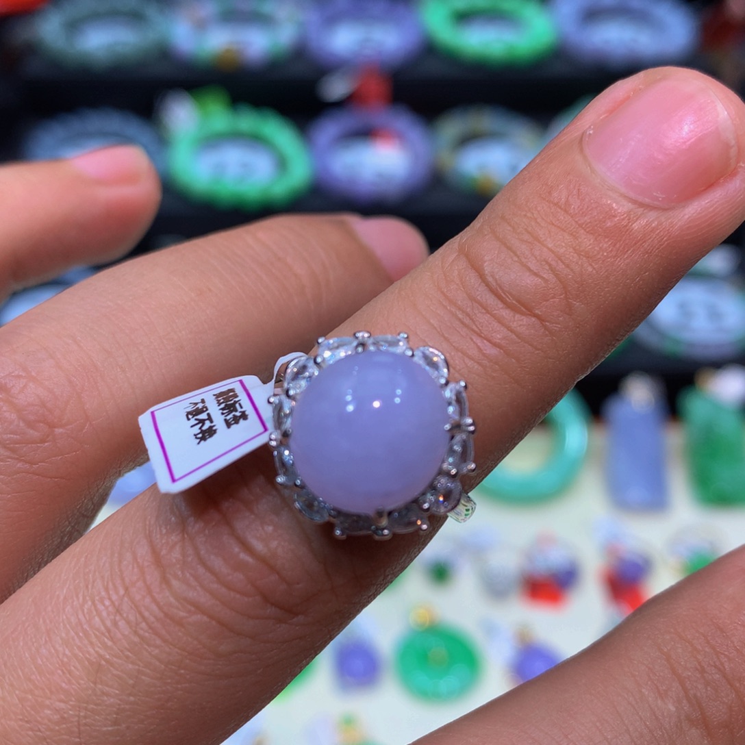 翡翠银S925镶嵌颈饰