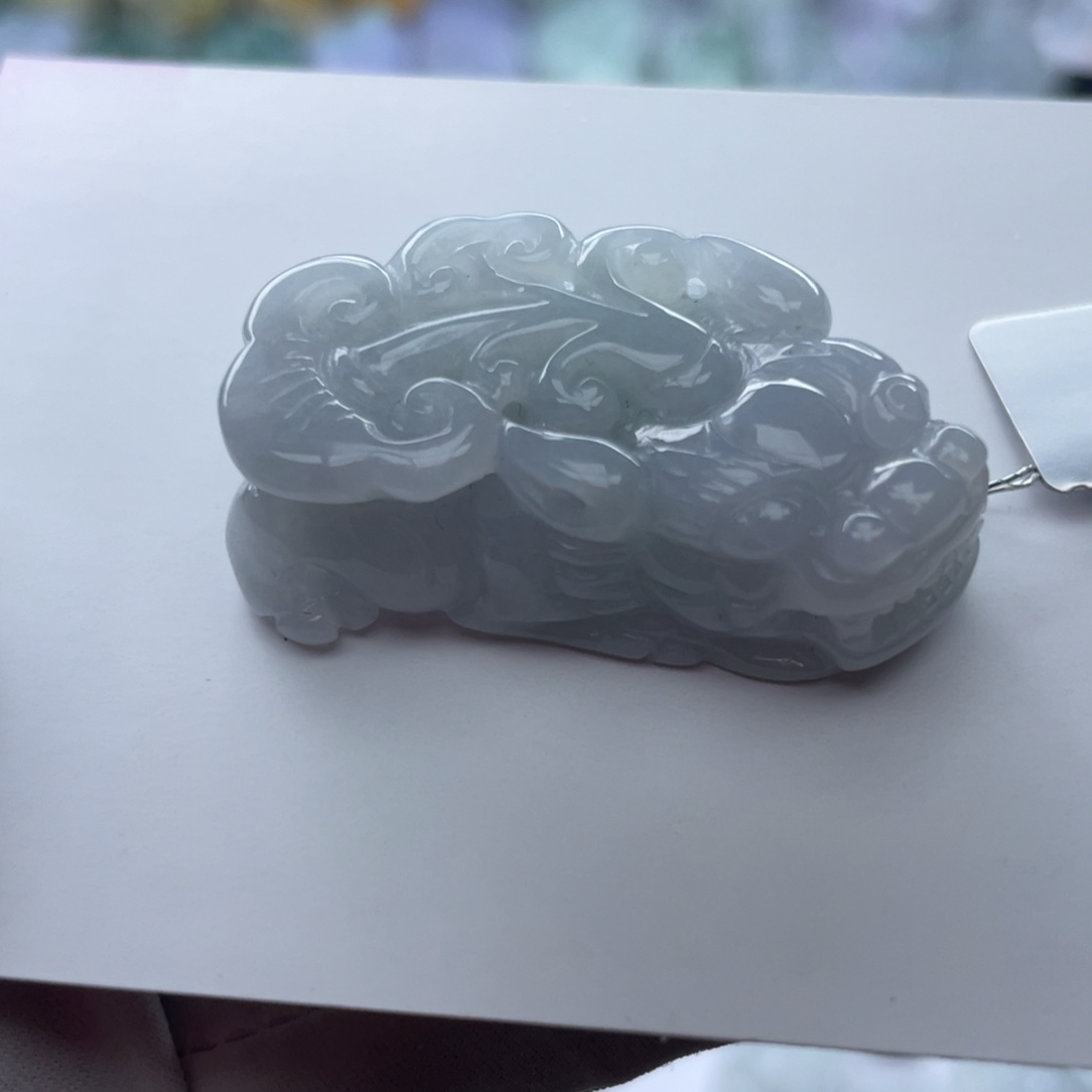 翡翠颈饰未镶嵌貔貅