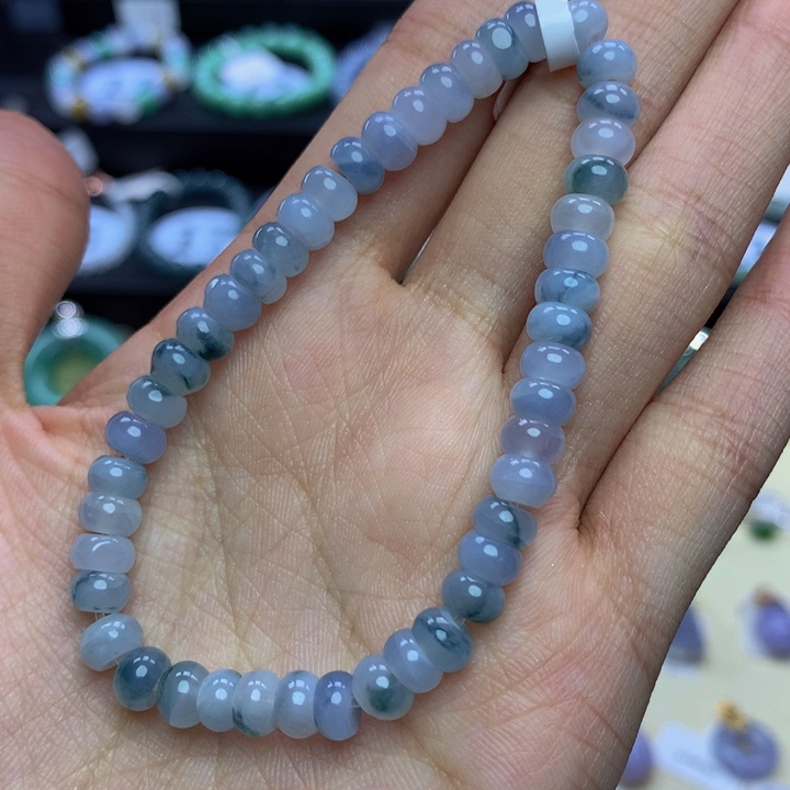 翡翠手链未镶嵌有纹