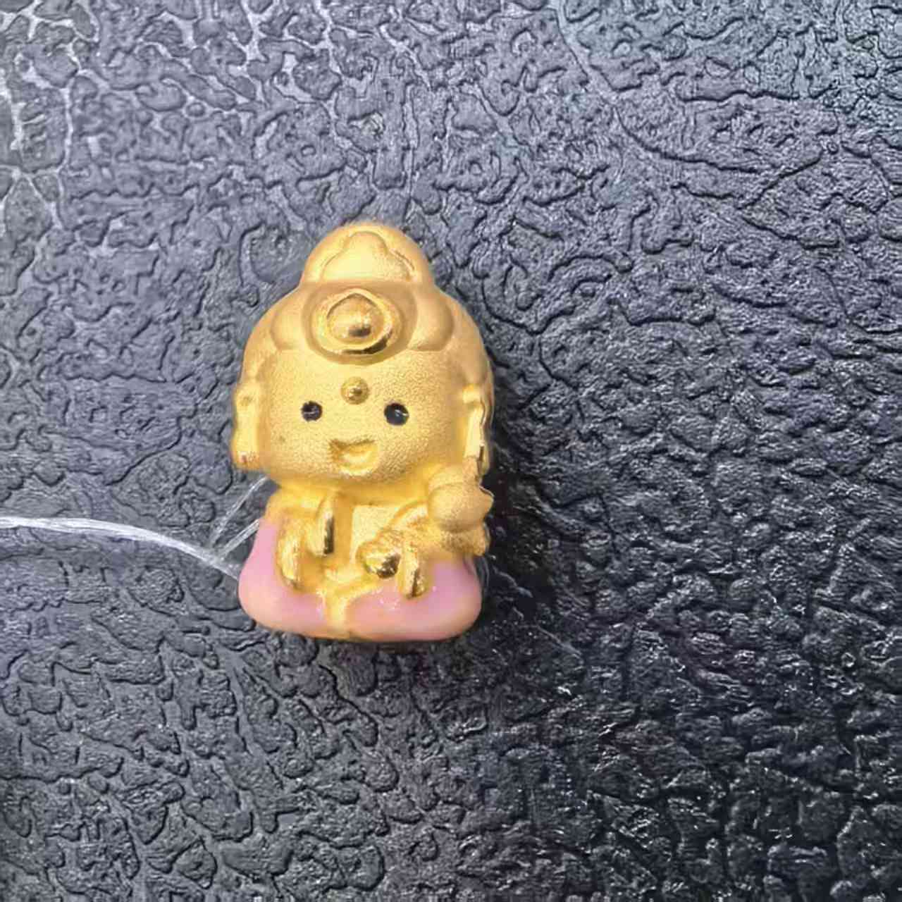 CAIBAI JEWELRY/菜百首饰MY足金饰品 简洁大方 优雅且质朴 