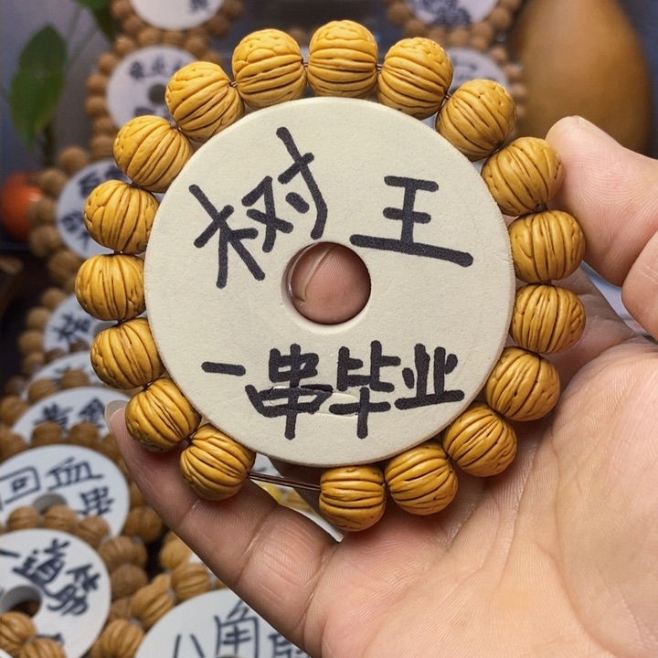 【闪购商品】飞*飞桃核雕刻手串手链