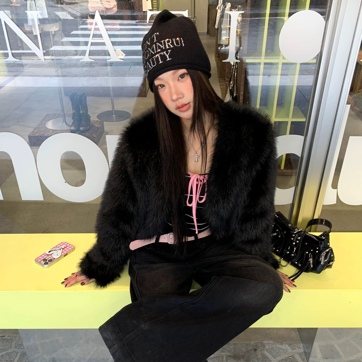 【反骨ZAl】富贵女人毛毛短款外套