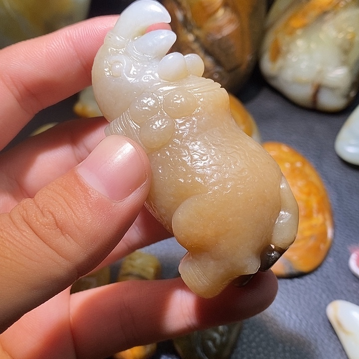 和田玉未镶嵌吊坠(不含链)