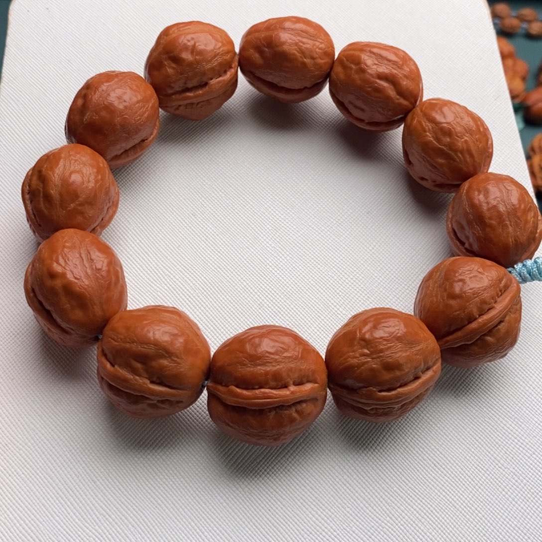 文玩核桃手串23尺寸光头一道筋