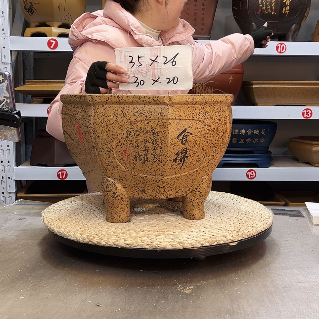 紫砂花盆紫砂花盆