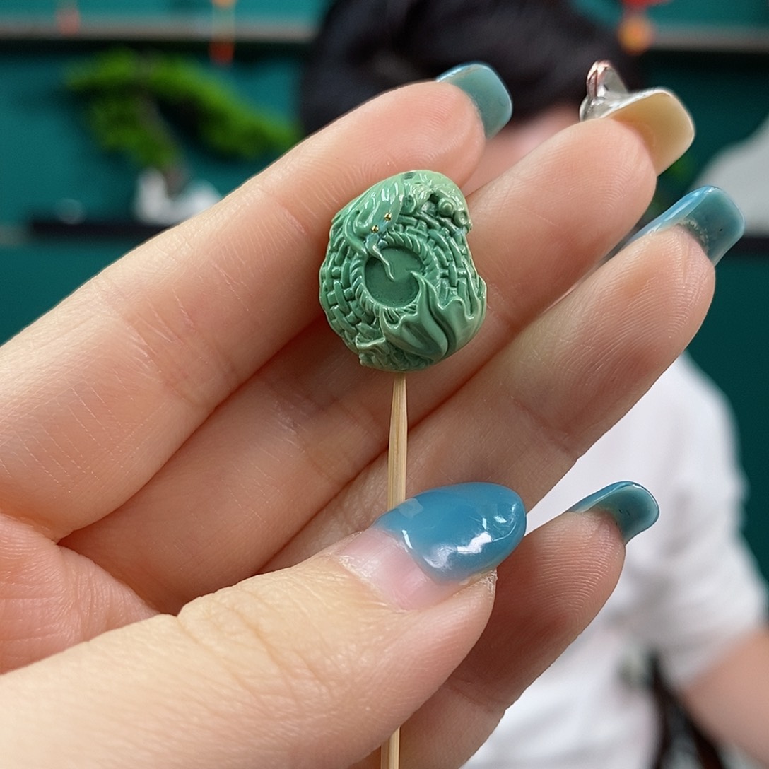 绿松石珠宝奇石未镶嵌