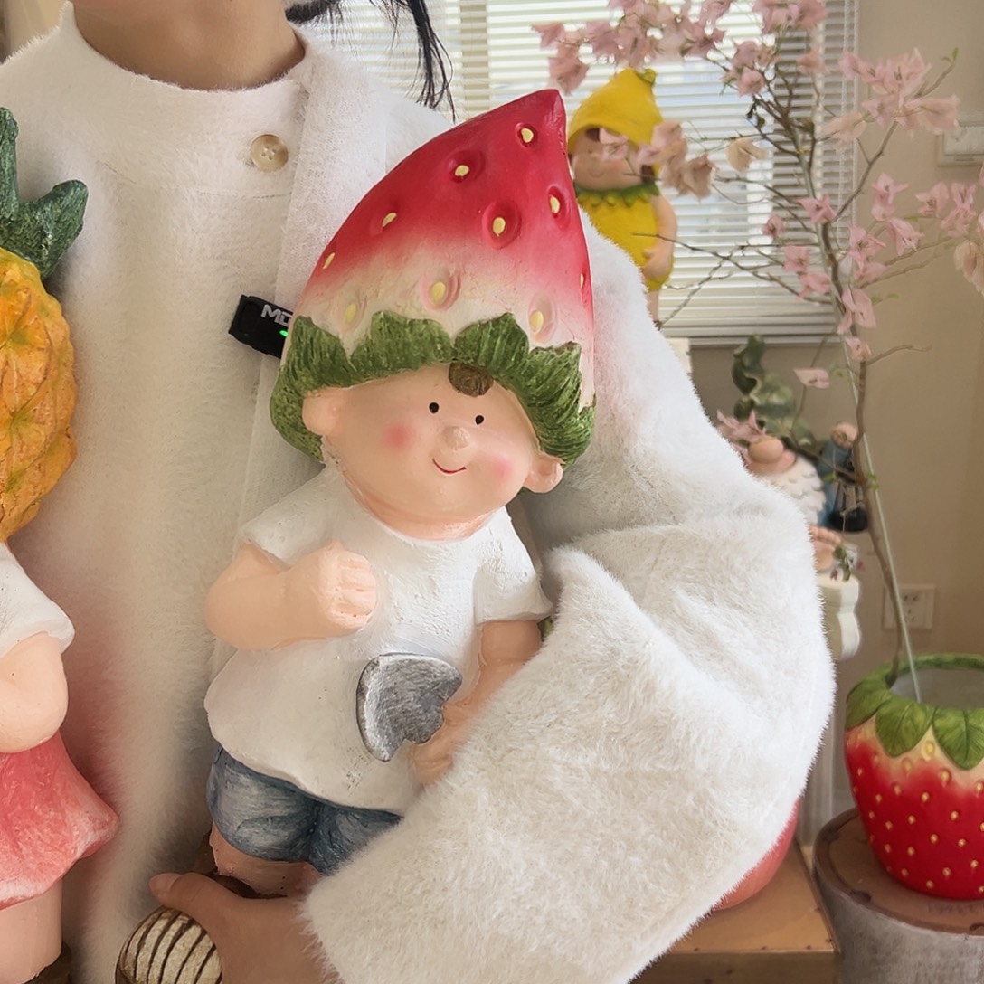 花园摆件红红火火