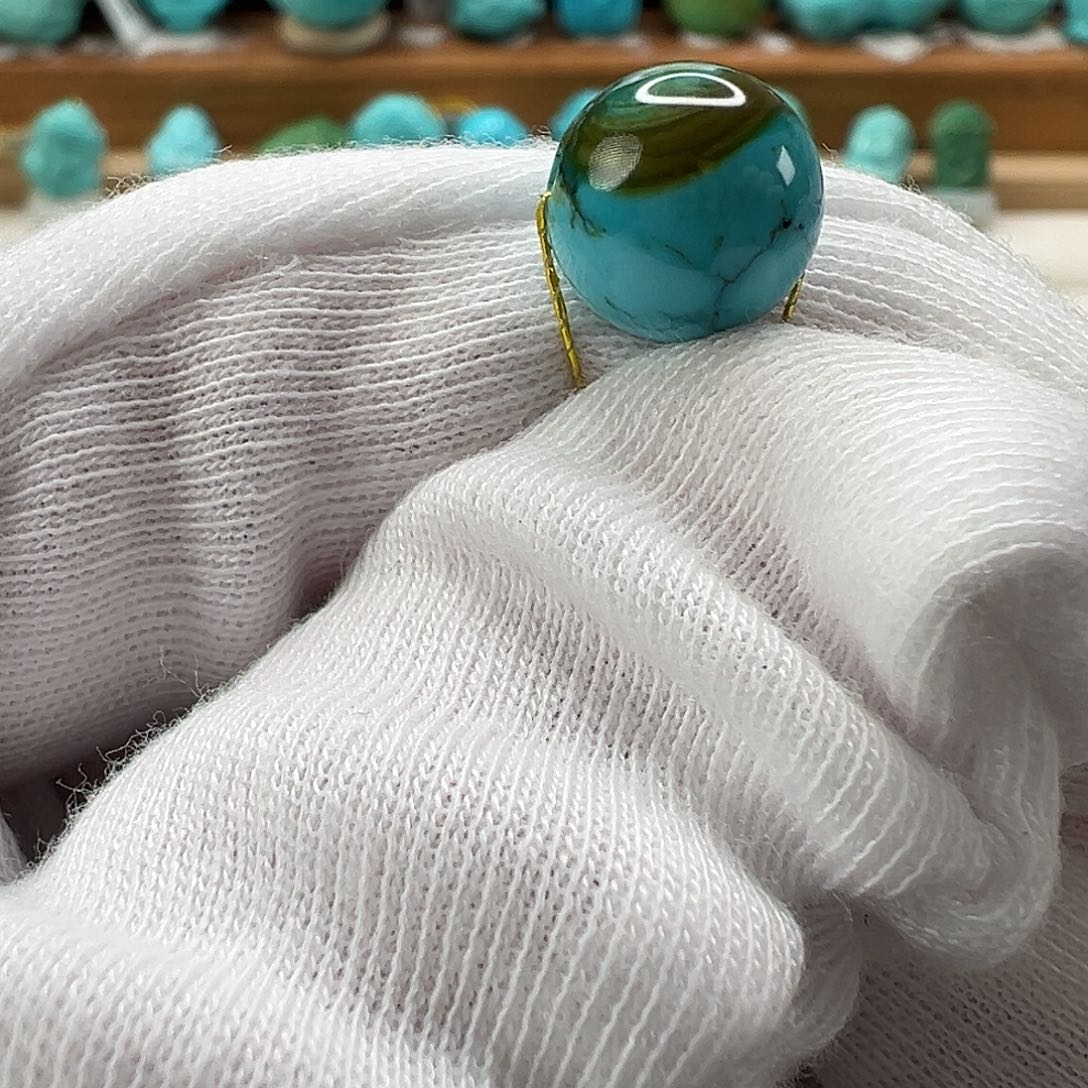 绿松石圆珠未镶嵌