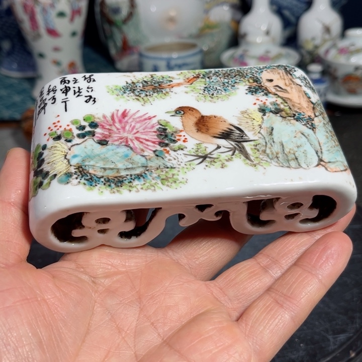 紫砂茶叶罐粉彩88888888888