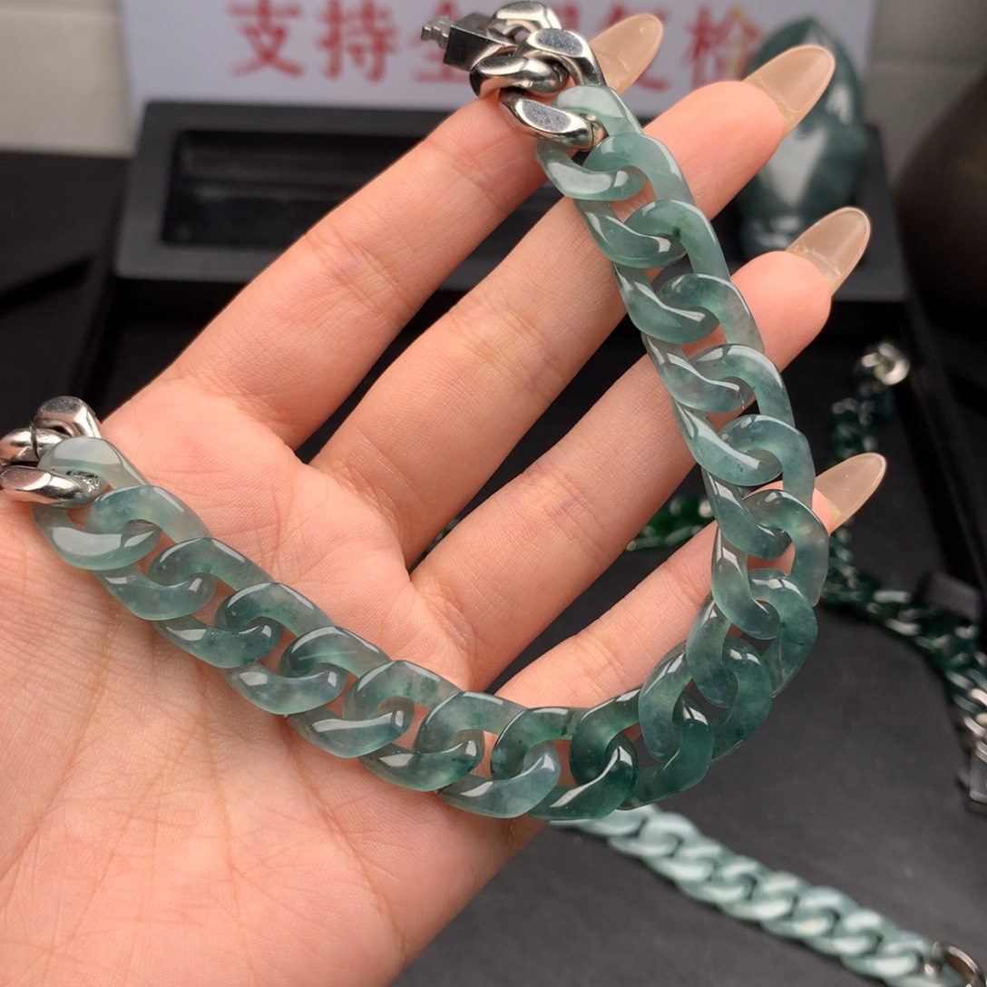 R***翡翠未镶嵌手链000005
