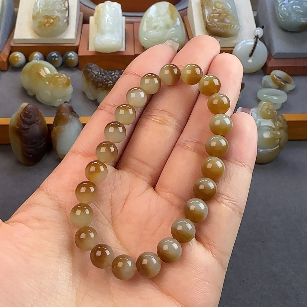 【闪购商品】和田玉手串未镶嵌狂****.