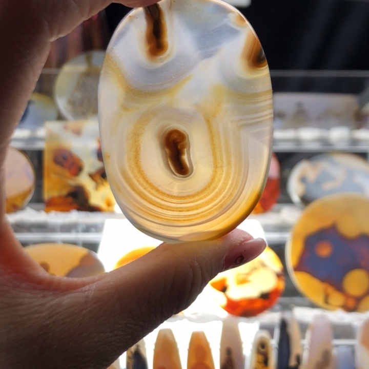 玛瑙/玉髓颈饰未镶嵌）258