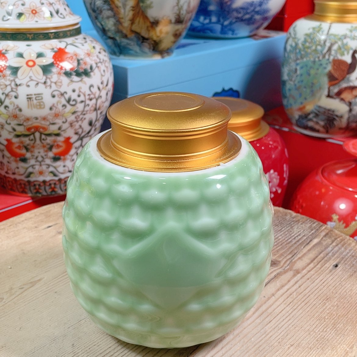 【闪购商品】罐陶瓷茶叶罐密封罐