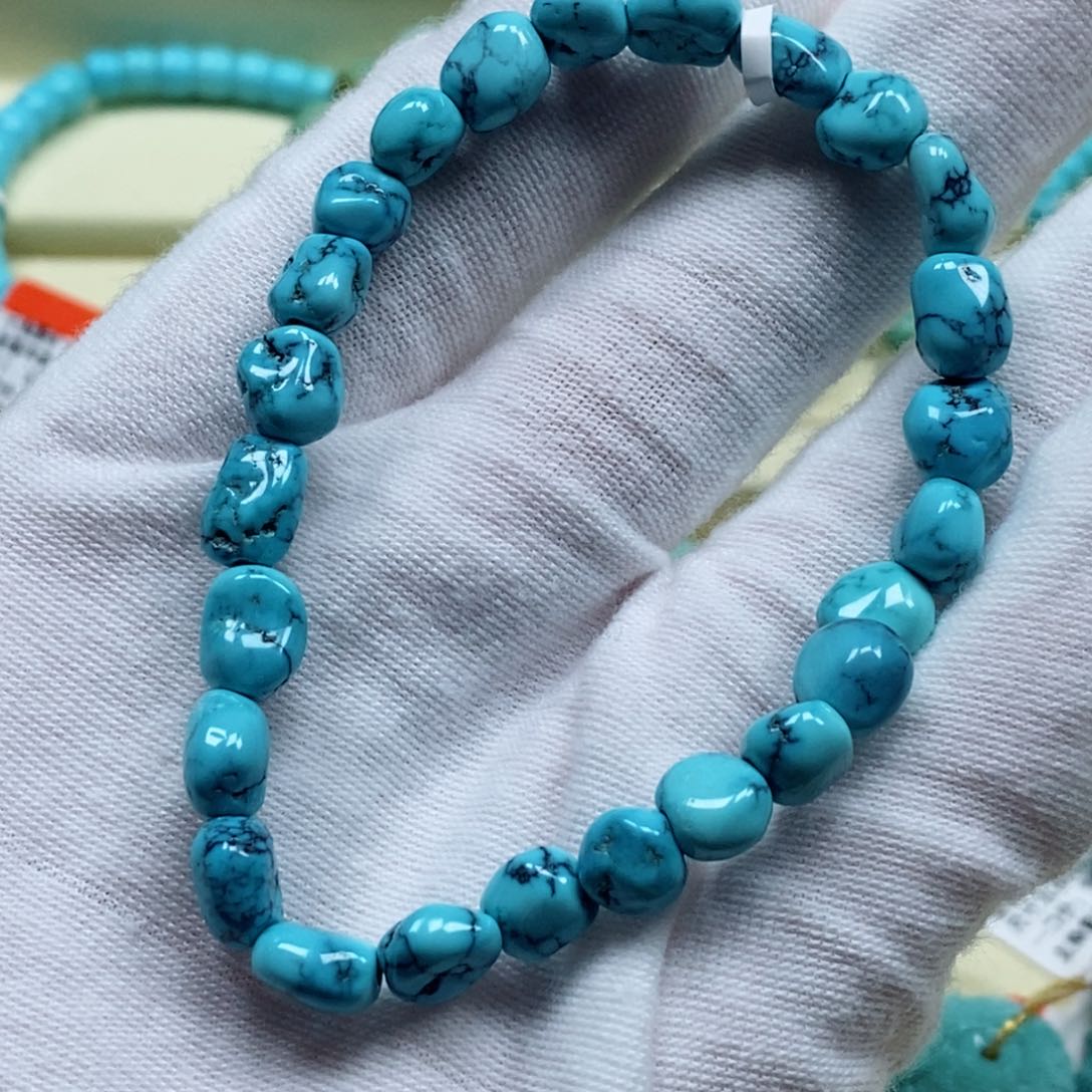 绿松石珠宝奇石未镶嵌漫*牛