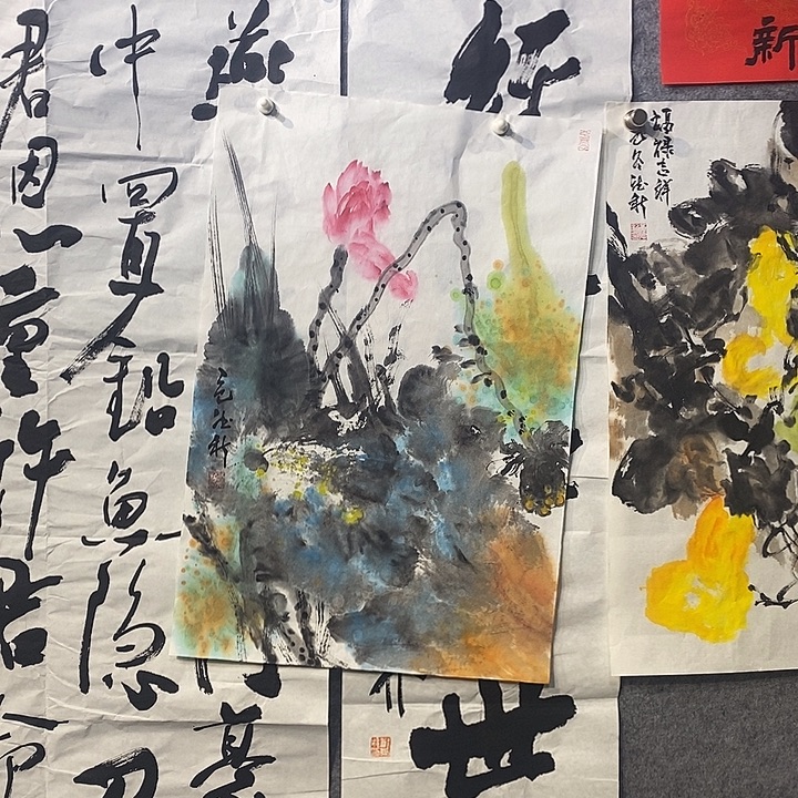 国画 开三作品黄德新作品
