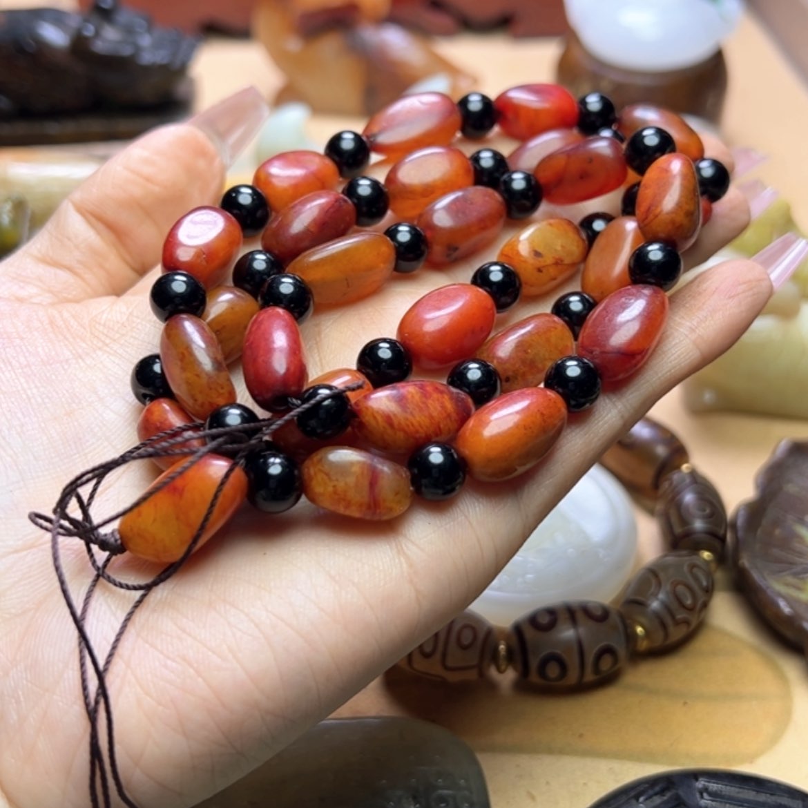 【闪购商品】蛇纹石玉颈饰未镶嵌