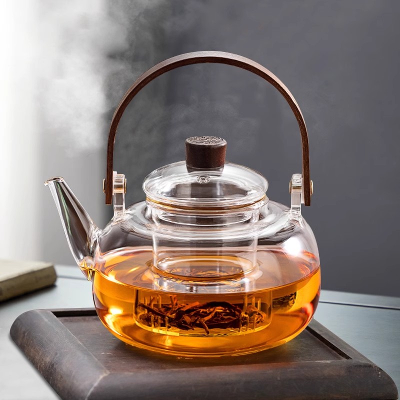 煮茶壶新款家用茶道泡茶壶保温一体花茶壶电陶炉烧水壶单个茶壶