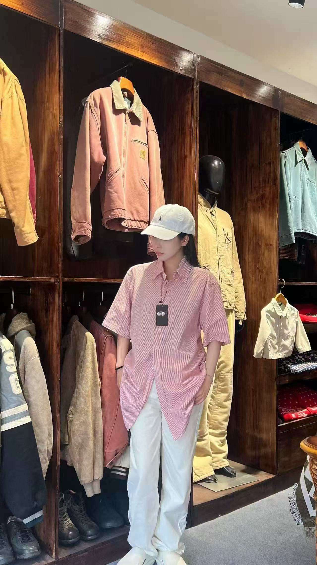 中古衬衫单码单件宽松百搭可外穿帅气时尚中性