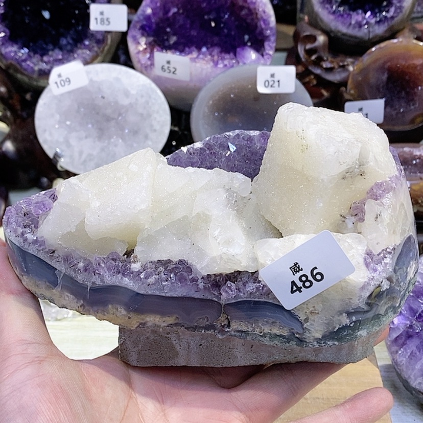 【闪购商品】水晶天然水晶摆件方解石未镶嵌