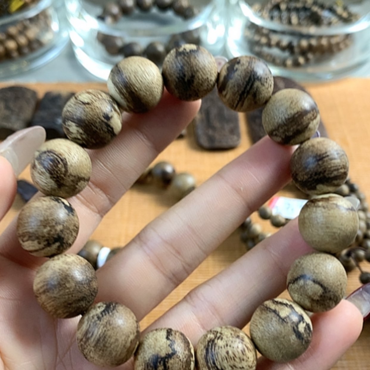 【闪购商品】沉香手串达拉干沉香1.5，19克