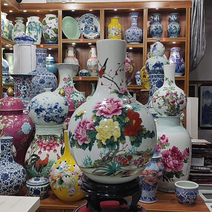 瓷片景德镇陶瓷花瓶子