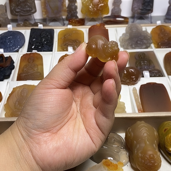 玛瑙/玉髓合金颈饰