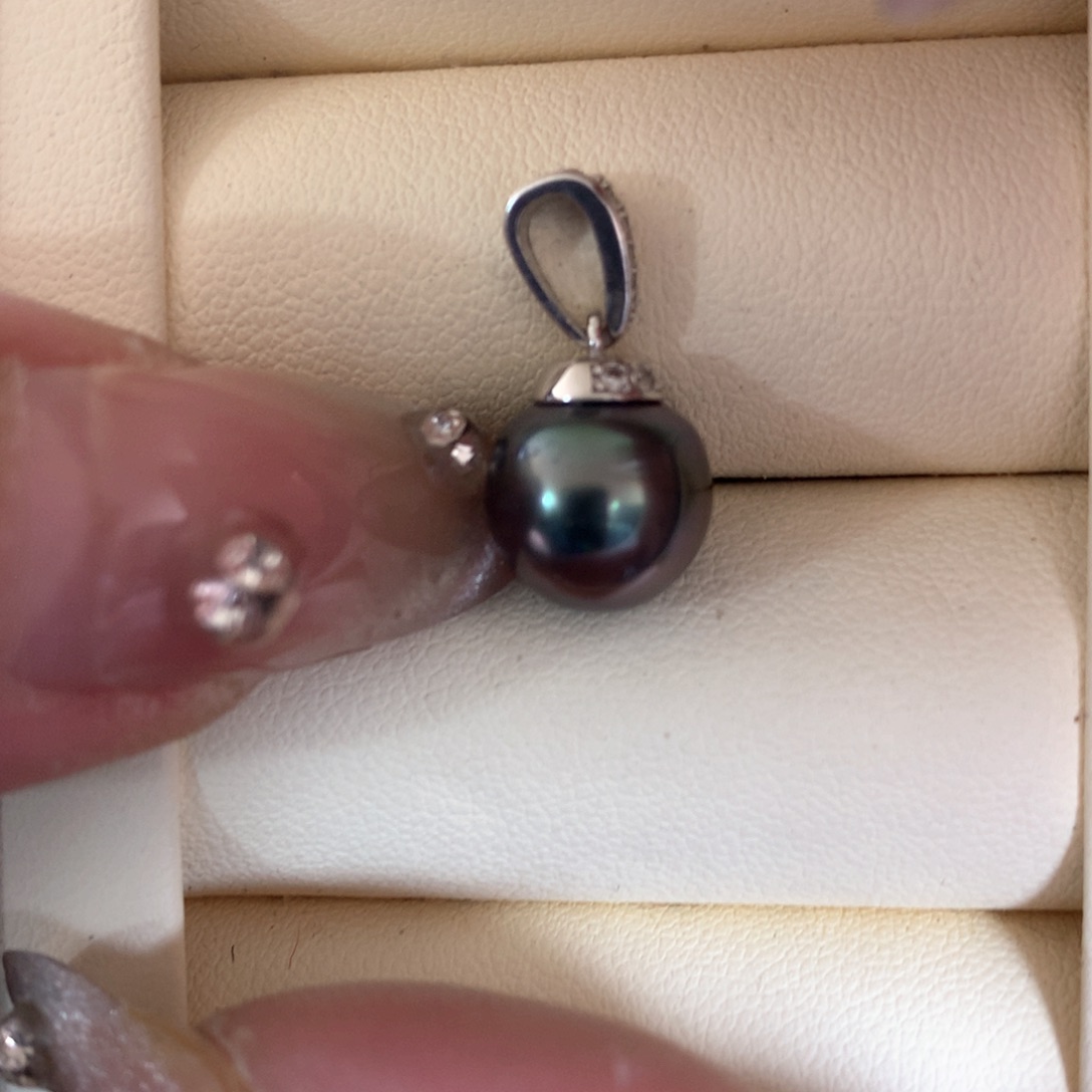 海水珍珠颈饰银S925镶嵌