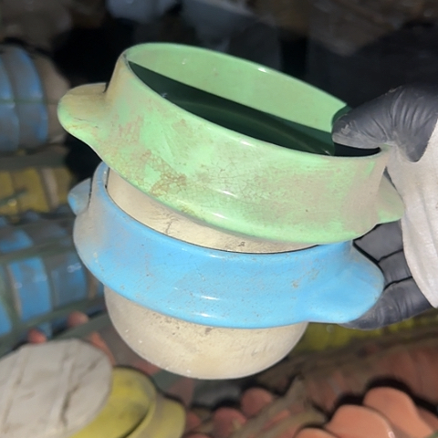 瓷片颜色随机12厘米