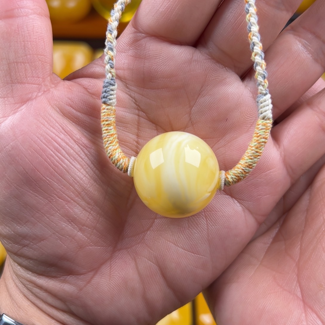 未镶嵌颈饰琥珀纯天然琥珀蜜蜡