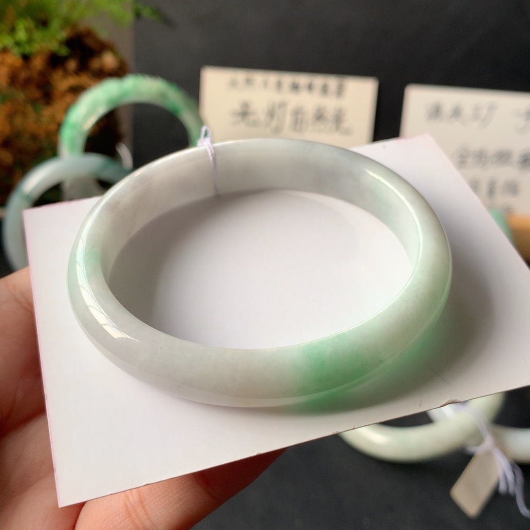 翡翠未镶嵌手镯21号58.2-51.6-11-7