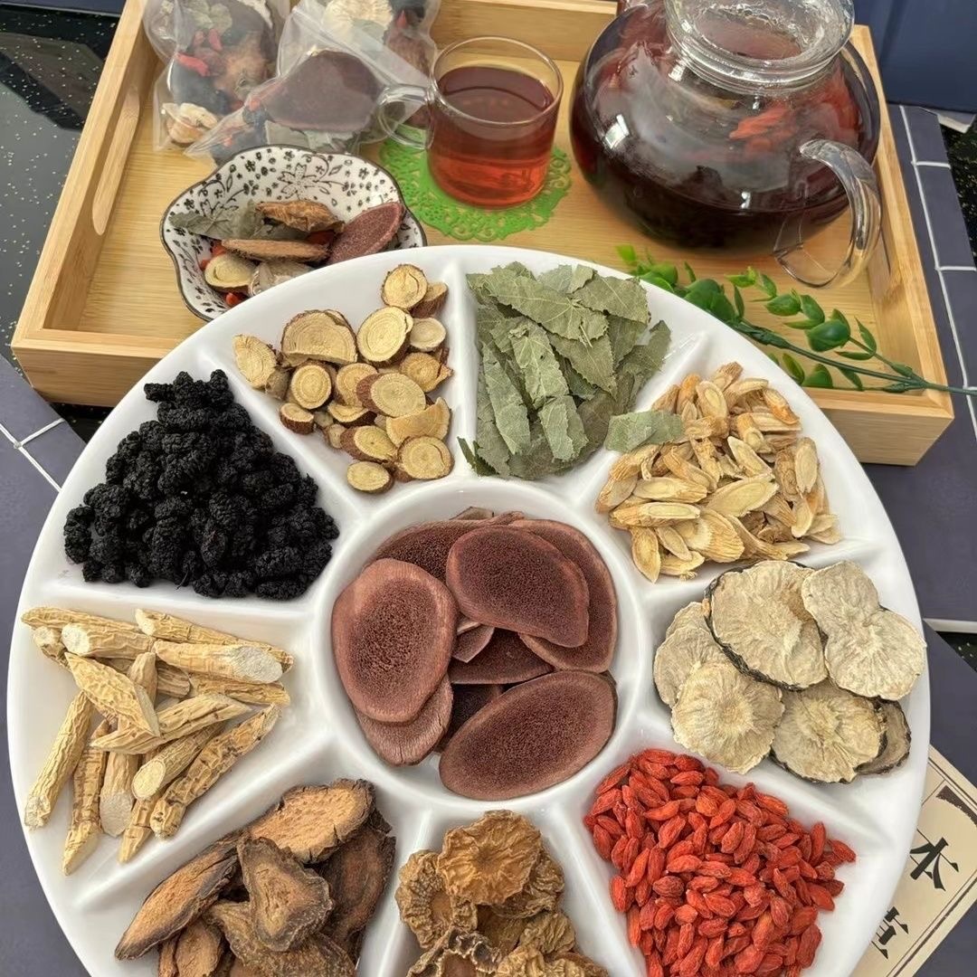 鹿茸十宝茶养生茶桑葚枸杞八宝茶肾精草嗷嗷叫男性补精益肾泡茶