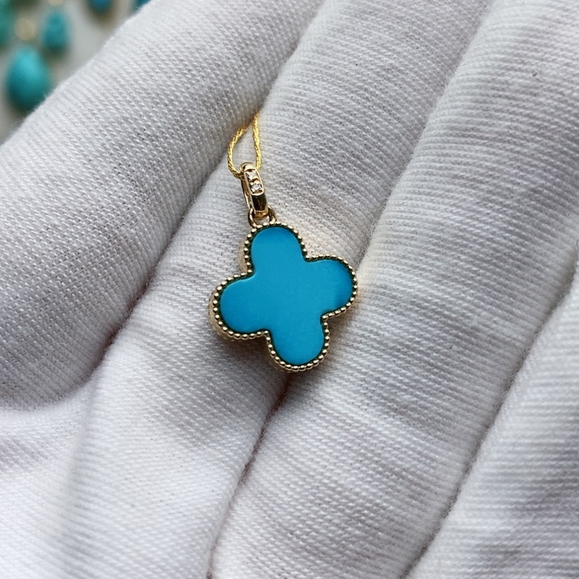 【闪购商品】绿松石配饰18K金镶嵌