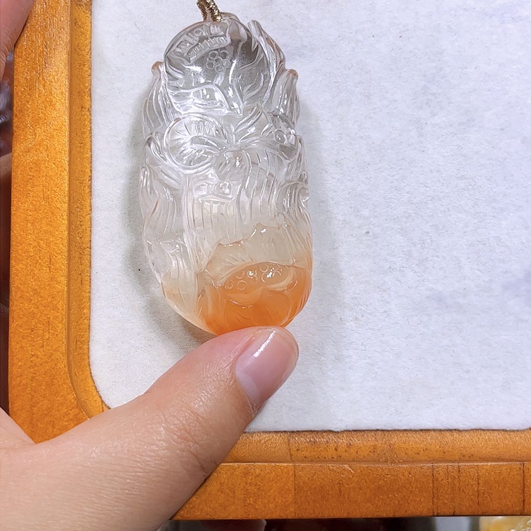 水晶吊坠(不含链)未镶嵌