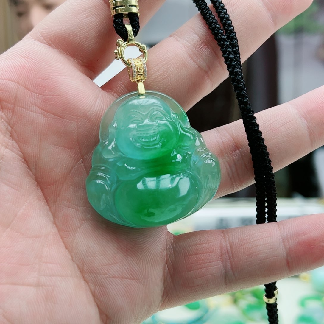 翡翠吊坠(赠链)银S925镶嵌