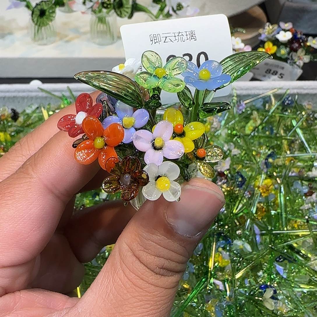 琉璃手工艺品930插花