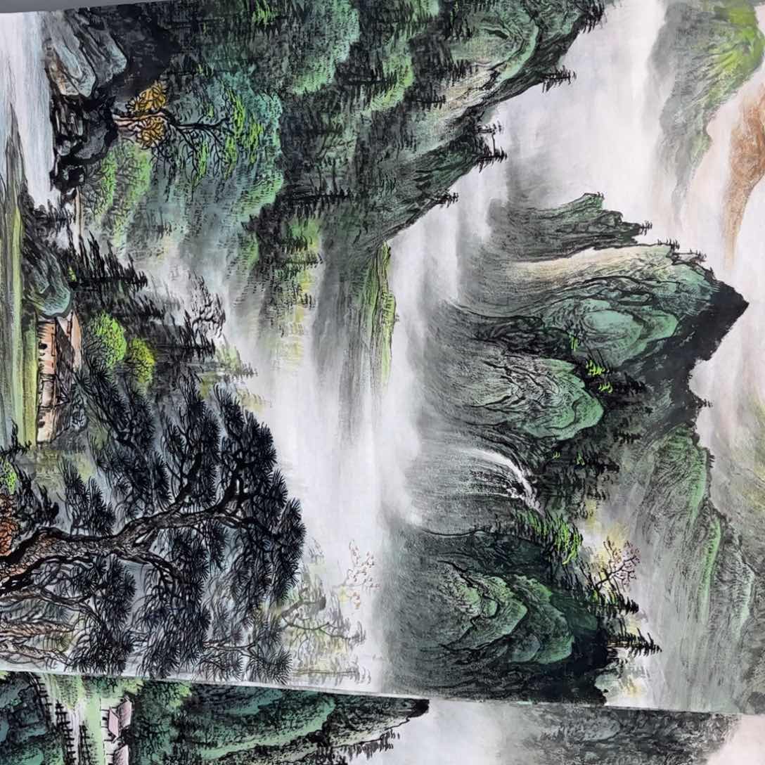 国画晚****平国画山水作品欣赏