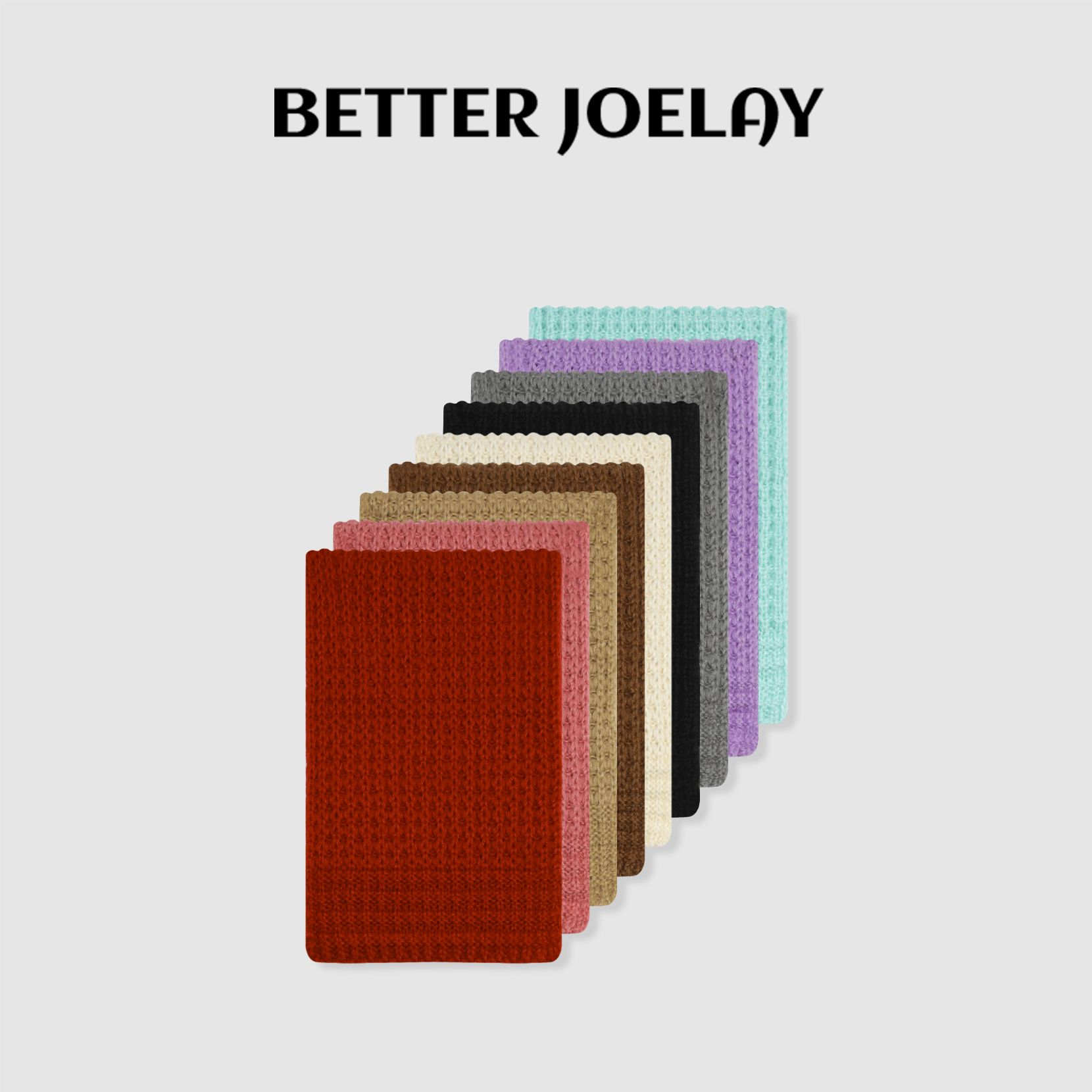 BETTERJOELAY-【织语时光】时尚简约百搭浪漫保暖围巾Z9804