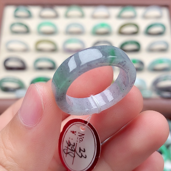 翡翠戒指未镶嵌23号