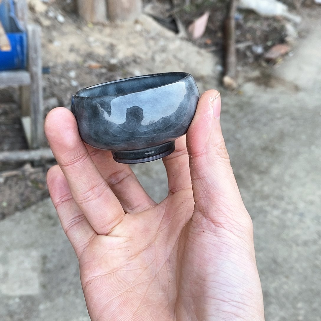 粉青柴窑主人杯子