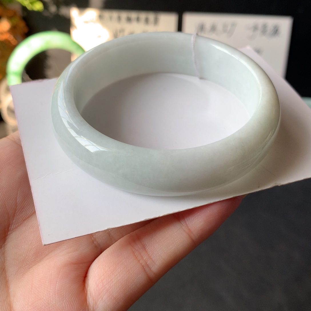 翡翠未镶嵌手镯26号54.9-14.9-7.7