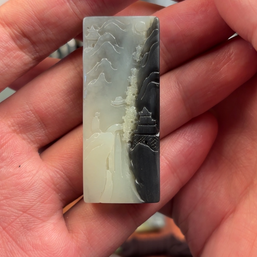 和田玉颈饰未镶嵌雷*